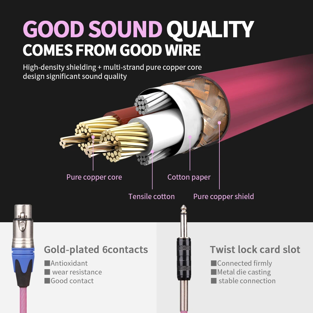 Debra DH 58S (черный) Высокое качество проводной Ручной вокальный микрофон для