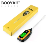 booyah square head 4 in 1soil detector meter agricultural orchard plant potting soil temperature humidity light ph probe tester