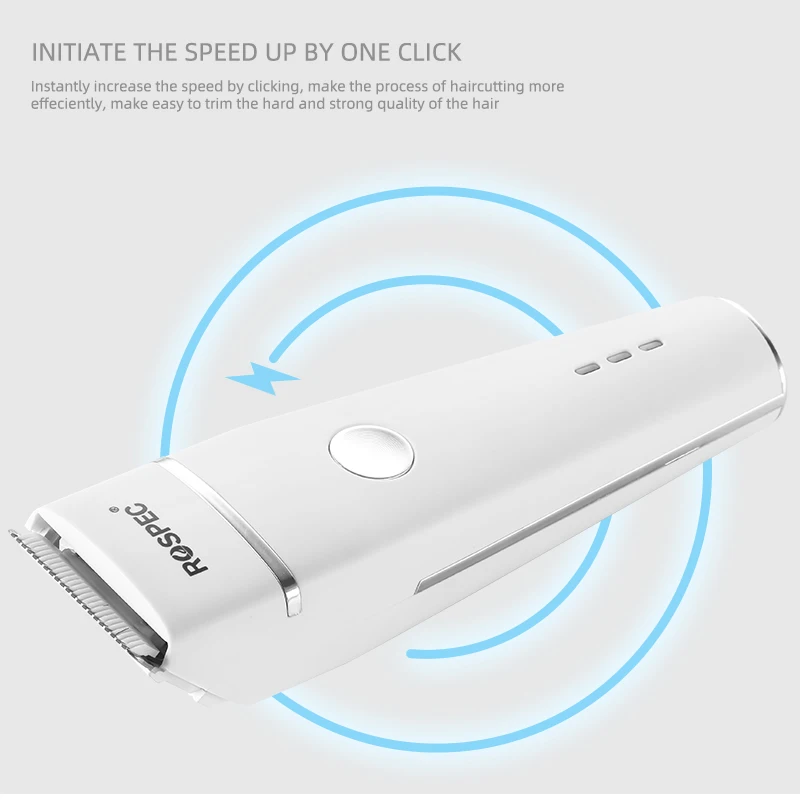 Аккумуляторная машинка для стрижки волос ROSPEC USB Мужская бритва триммер мужчин