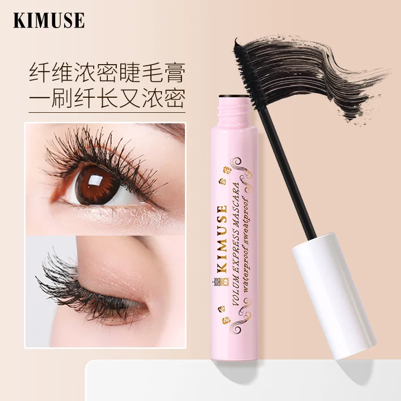 

KIMUSE Masks Long Thick Curling Mascara Waterproof, Anti Sweat, and Lasting Mascara Cheap Cosmetics Wholesale Makeup Gift