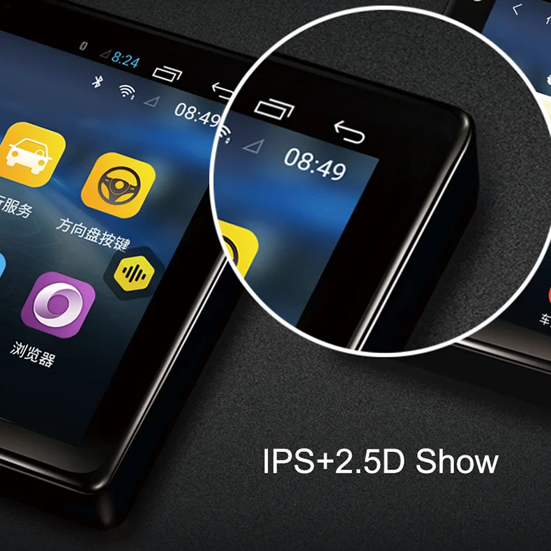 Автомобильный мультимедийный плеер carplay 9 дюймов Android 8 1 2 + 32 ГБ GPS навигация K2 IPS