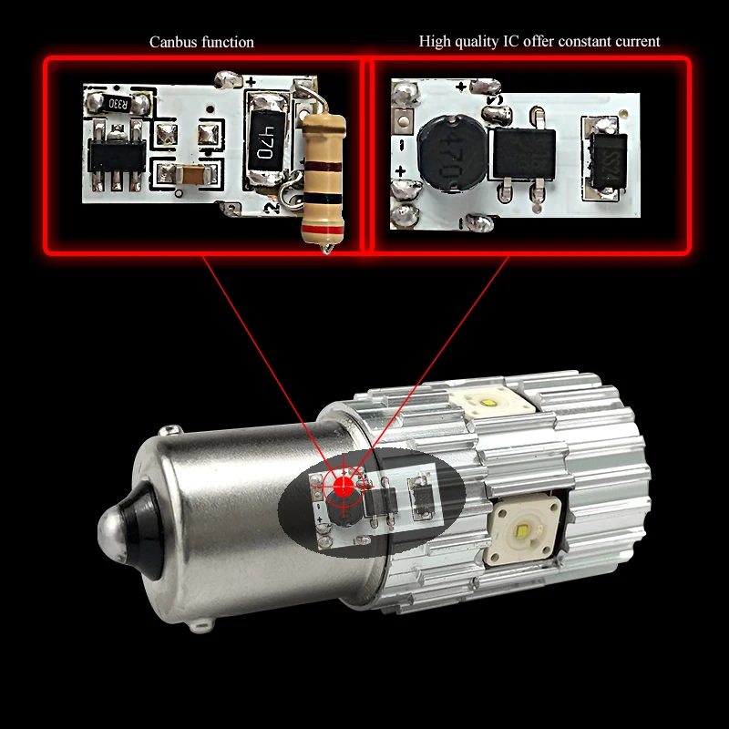 1156 1157 светодиодный BA15S P21W BAU15S PY21W S25 BAY15d 1200Lm 6000K Белый DRL автомобильные задние