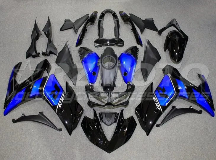 

Новинка, комплект обтекателей из АБС-пластика для мотоцикла, подходит для R3 R25 2015 2016 2017 2018 15 16 17 18, комплект обтекателей Bodkwork черного и синего ...