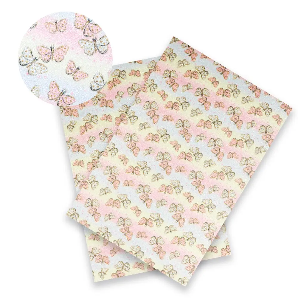 Pattern 8 22*30 см блестящая однотонная ткань DIY аксессуары для сумок Швейные материалы для кукол детские постельные принадлежности домашний текстиль - Цвет: Pattern 8