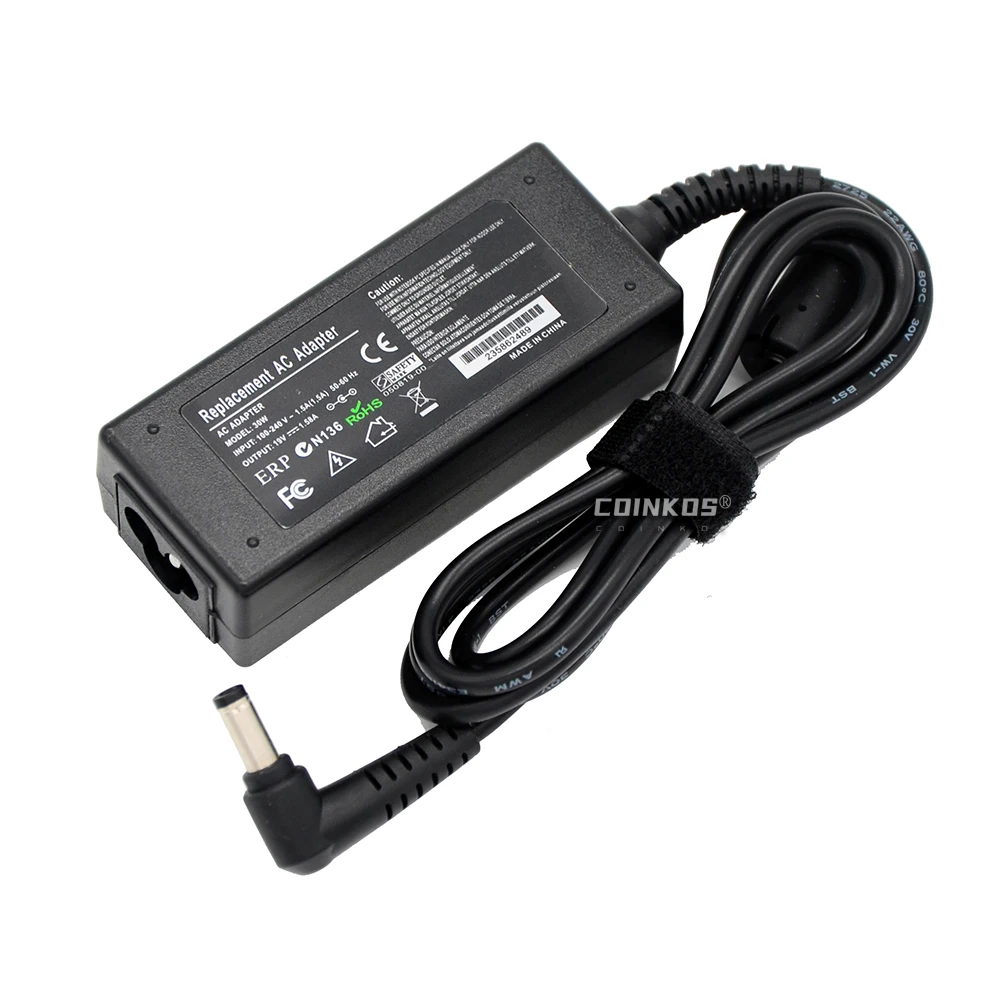 

19V 1.58A 30W Power Supply AC Adapter Laptop Charger For Toshiba NB201 NB202 NB203 NB204 NB205 NB280 NB303 NB302 NB255 NB505