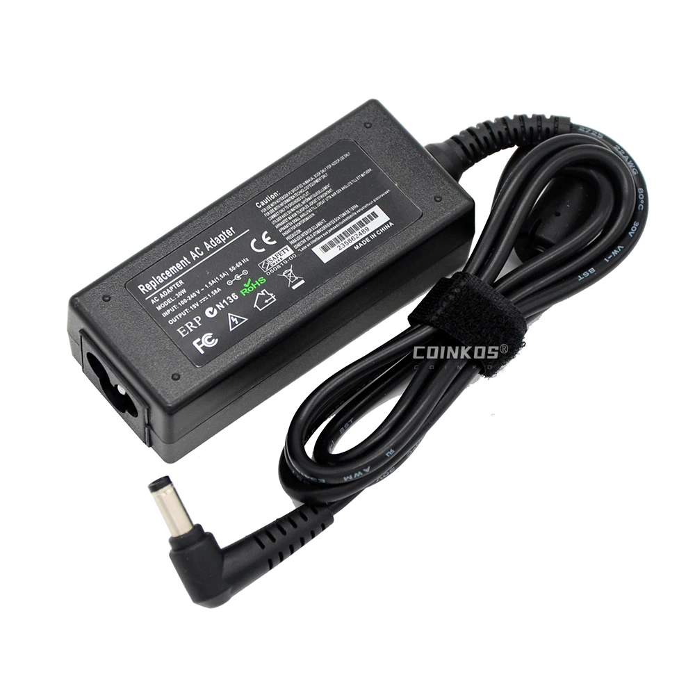 

Зарядное устройство для ноутбука переменного тока для Toshiba PA3922U-1ACA U1000EA ADP-30JHA блок питания для ноутбука 19V 1.58A 5,5x2,5 мм