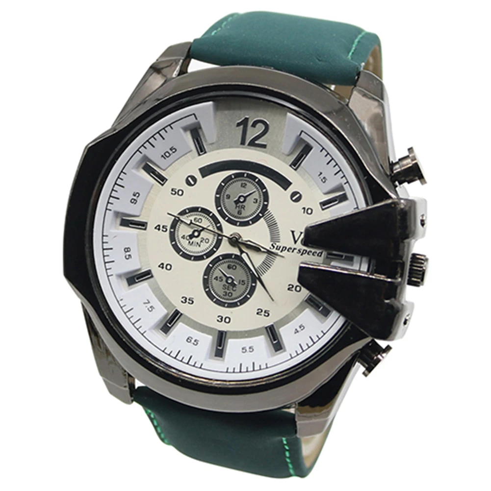 Часы наручные мужские кварцевые с большим циферблатом спортивные роскошные