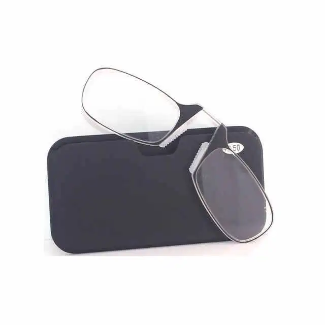 styles hot sale stick on phone MINI clip nose bridge reading glasses 1.0 to 3.5 Portable presbyopic with Case | Аксессуары для