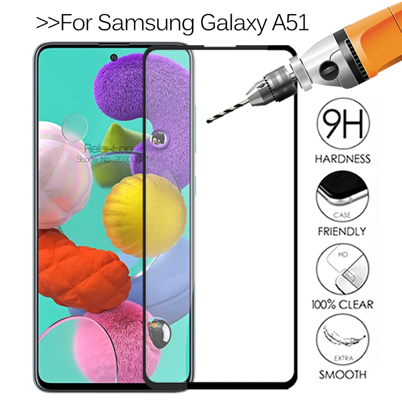 Защитное стекло для samsung Galaxy a51 Защита экрана a 51 a515F sm a515 6 5 дюйма закаленное пленка