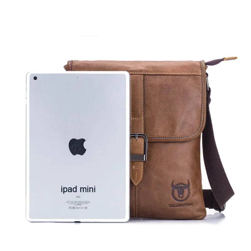 New 100% Genuine Leather Men Messenger Bag Hot Sale Male Small Man Fashion Crossbody Shoulder Bags Men's Travel Handbags |