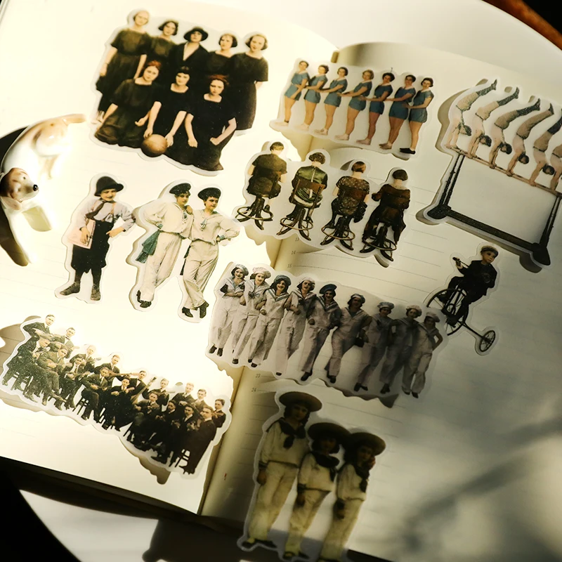 Ретро бумажные наклейки для скрапбукинга счастливого планировщика/изготовления