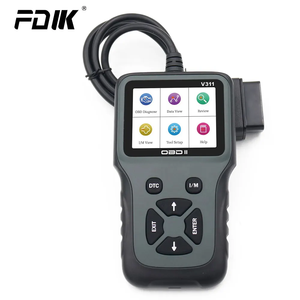 FDIK Obd2 сканер V311 Автомобильный диагностический инструмент для