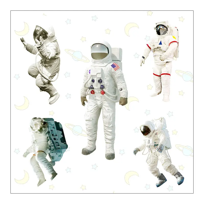 4 листа 2019 винтажный стикер космонавт набор для скрапбукинга альбом мусорный