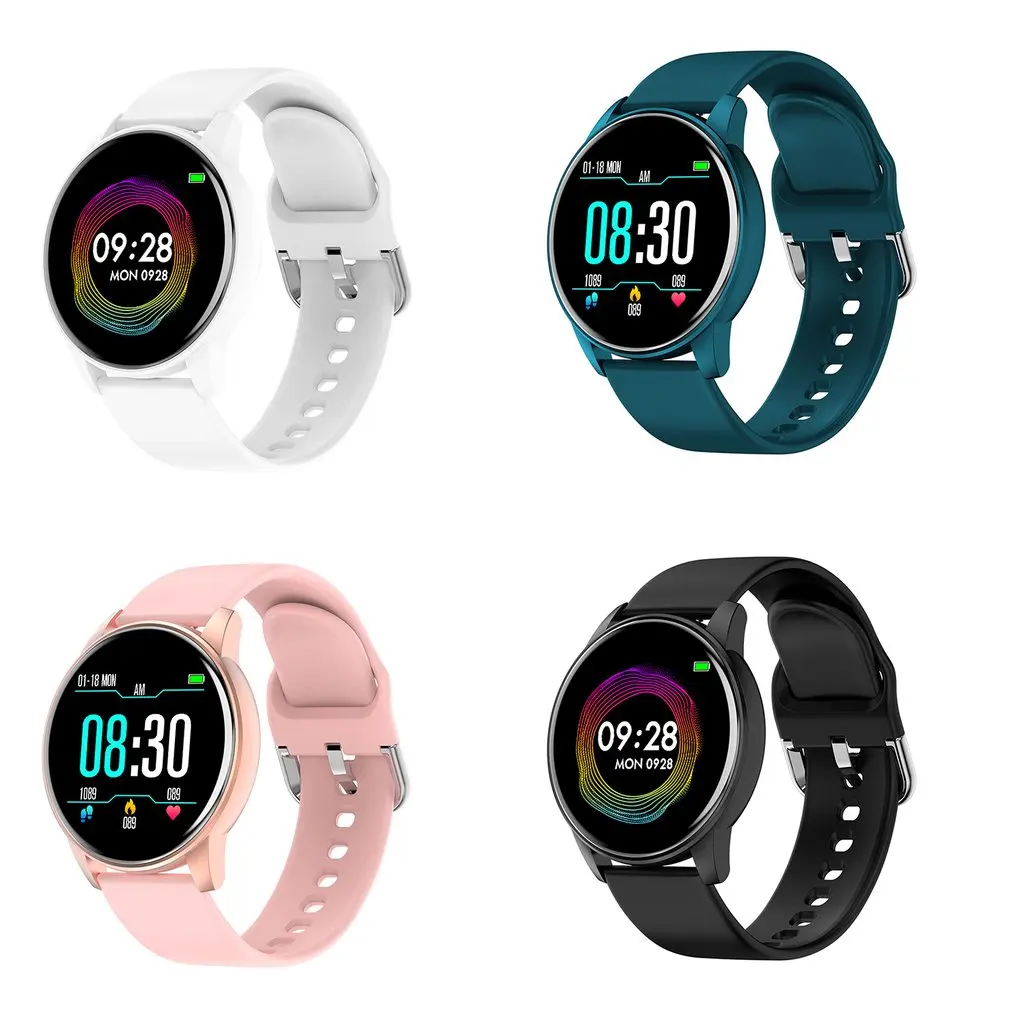 

Women Smart Watch Real-time Weather Forecast Activity Tracker Heart Rate Monitor Sports Ladies Smart Watch Men For Android IOS