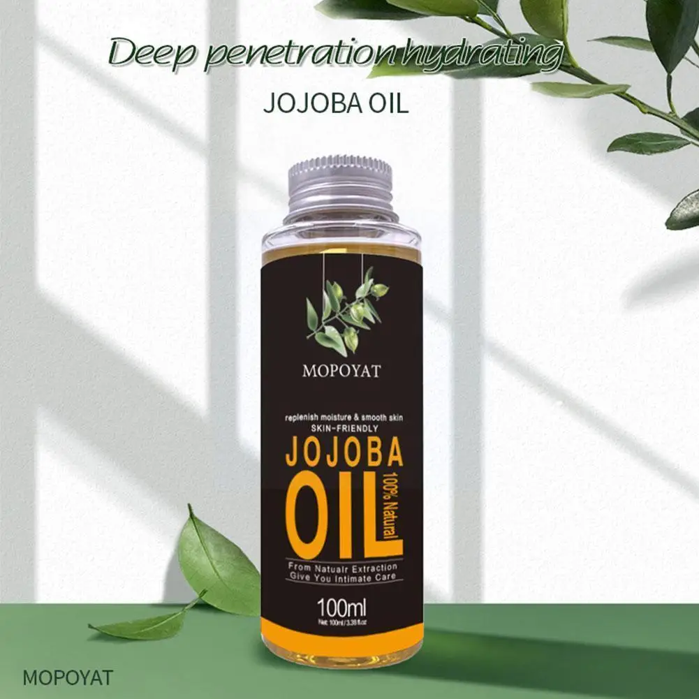 

100ml Natural Jojoba Oil Relaxing Moisturizing Sleep Massage Essential Oil Skin Help Oil Oil Pure Oil K8f5