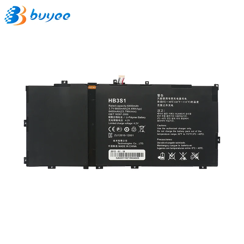 HB3S1 Оригинальный аккумулятор для Huawei MediaaPad 10FHD 10Link S10 S101U S102U 6400 мАч