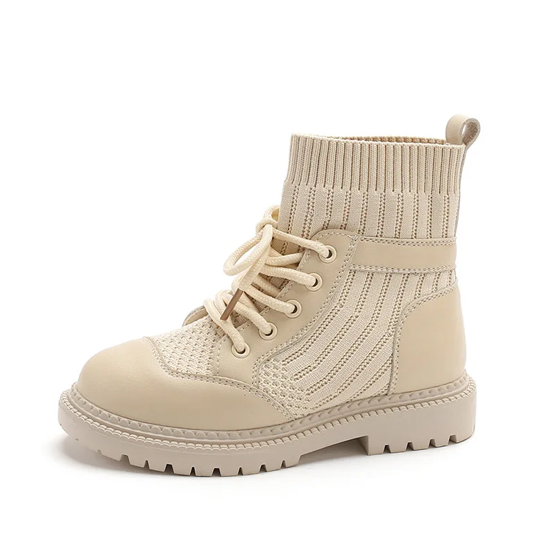 Обувь без склада модные резиновые сапоги для девочек теплые зимние эластичные