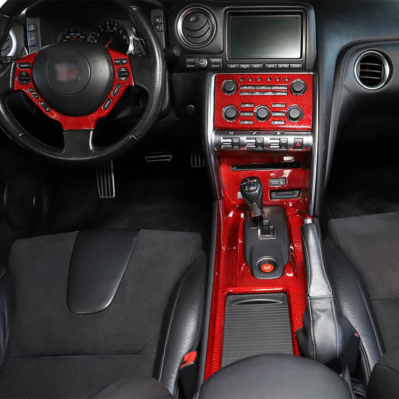 Стикер A-pillar для Nissan GTR R35 2008-2016 внутренняя Центральная панель управления из