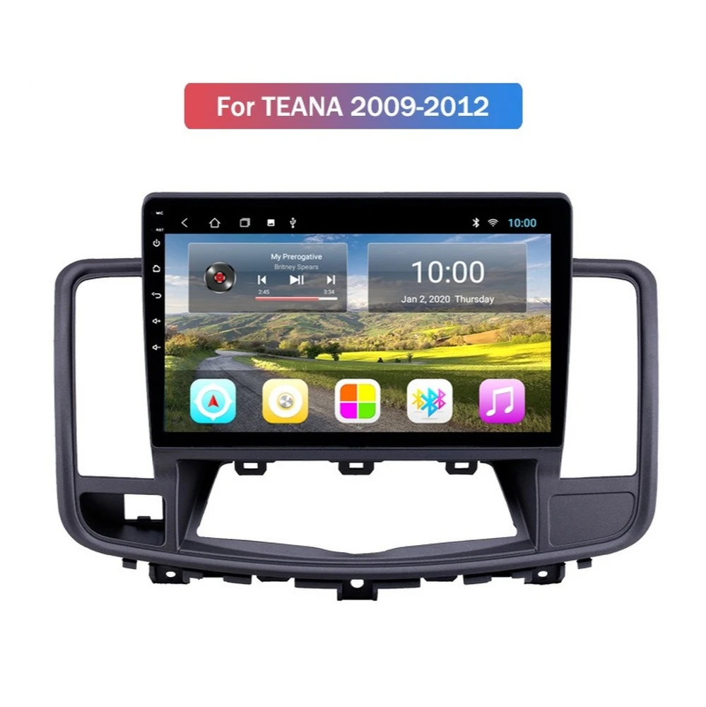 

Android 10.0 System Quard Core 2G+32G WIFI HD 1024*600 Car GPS Nagavition For NISSAN TEANA 2009-2012 Car Radio With Screen