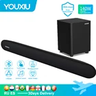 140 Вт Саундбар ТВ беспроводной динамик Алиса Яндекса звуковая панель для ТВ портативный динамик с радио высокой мощности Bluetooth динамик s Box