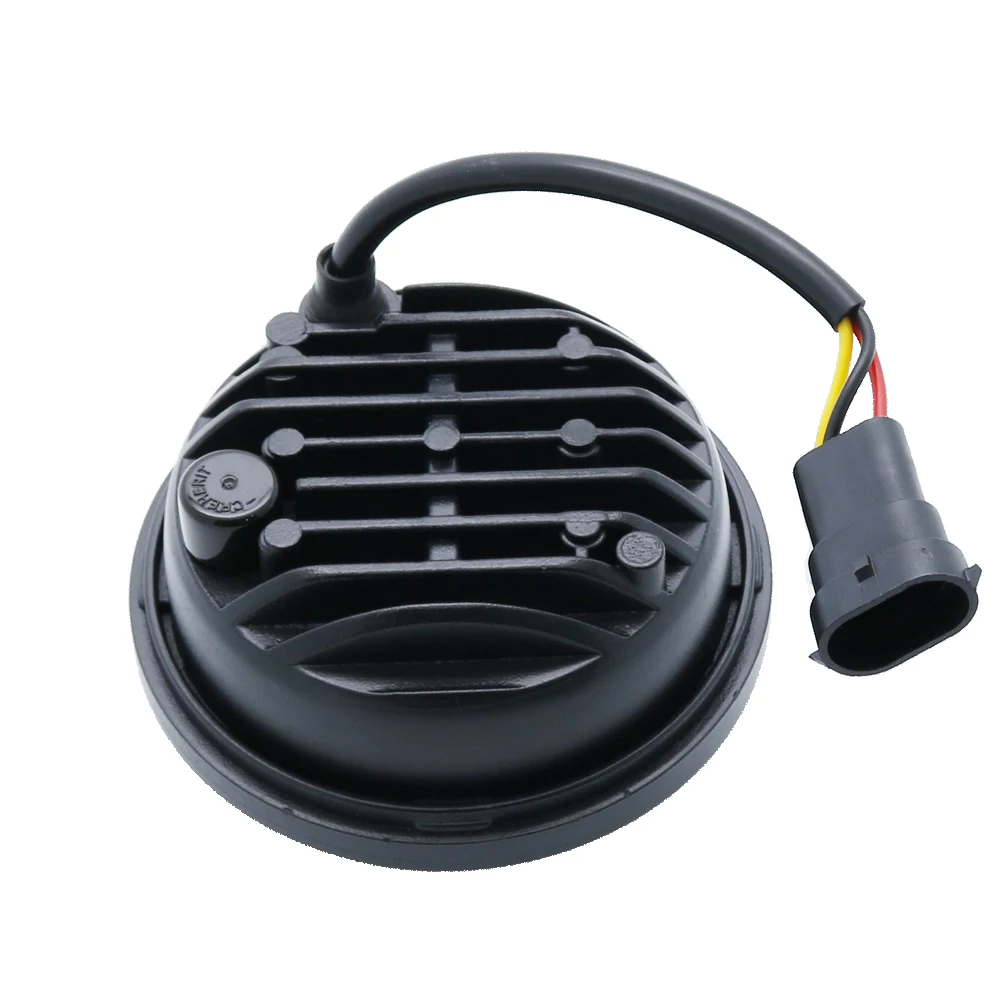2 Pcs 4.5 INCH Motorcycle Led Fog Lamp 4-1/2" 30W Chrome DRL LED Auxiliary Passing Light |