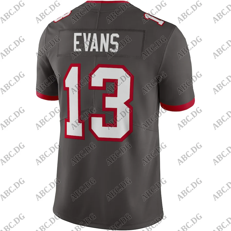 

Customized Stitch Men Women Kid Youth Tampa Bay Mike Evans Pewter Alternate Vapor Limited Jersey 4XL 5XL 6XL