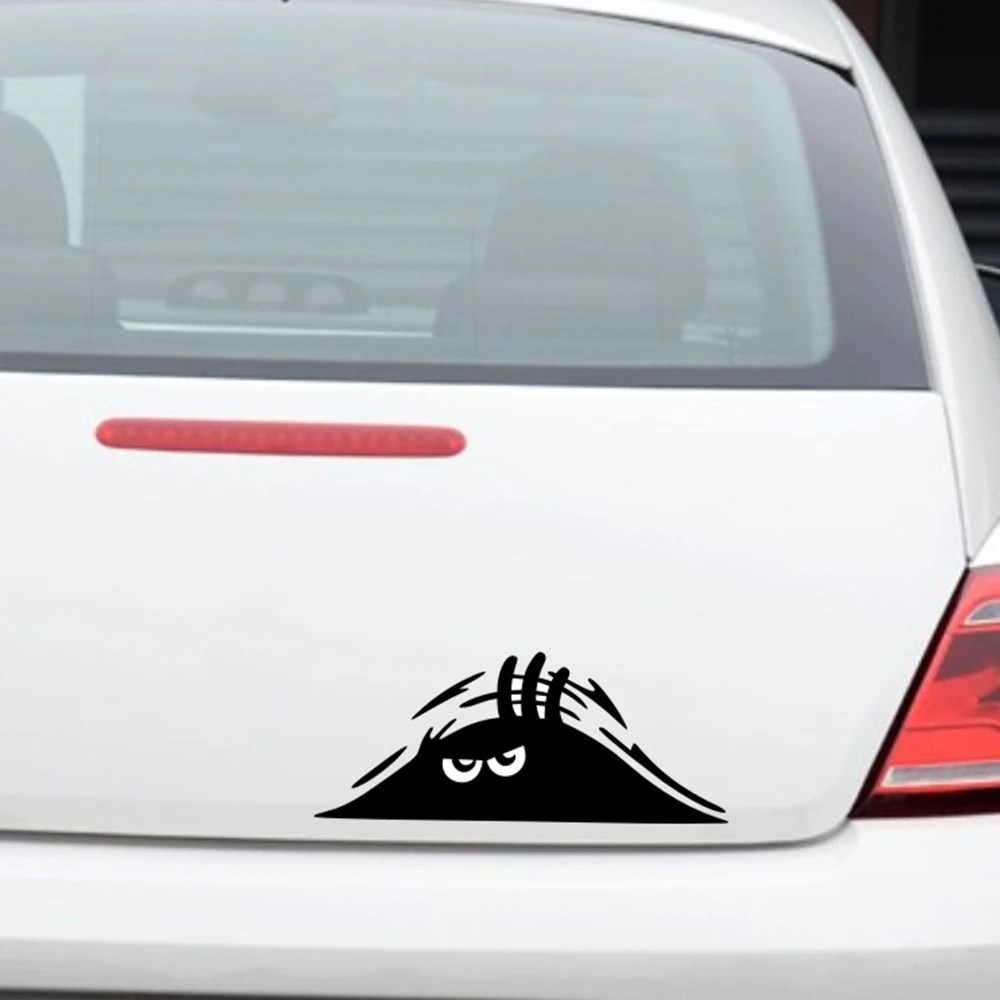 

Funny Cute Peeking Cartoon Image Car Body Styling Sticker Removable Waterproof