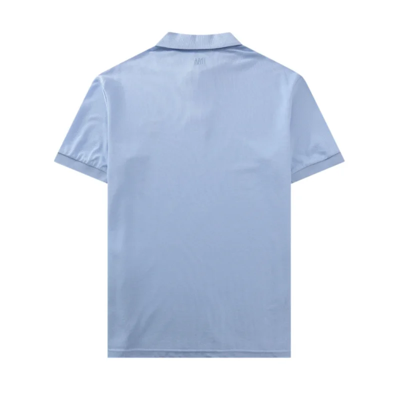 

2021 Ami summer high-quality cotton polo shirt short-sleeved T-shirt fashion men's and women's casual loose men's shirt