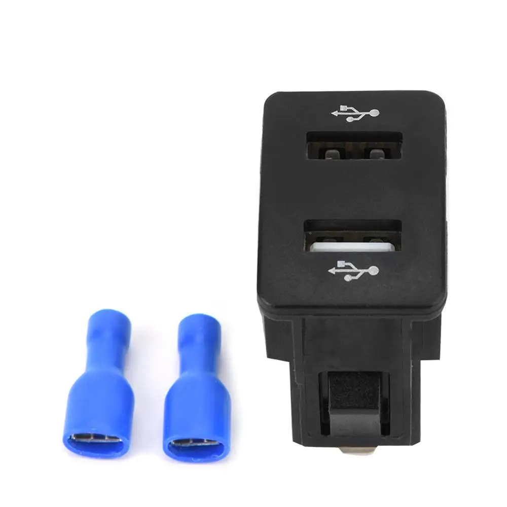 Двойной USB переключатель автомобильного зарядного устройства Мощность разъем