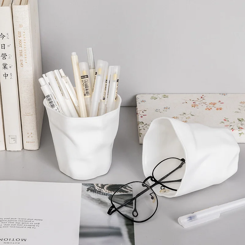 

Irregularly Shaped Pen Holder Creative Artistic Personalized Pencil Cases Stationery Desk Organizer Office School Supplies