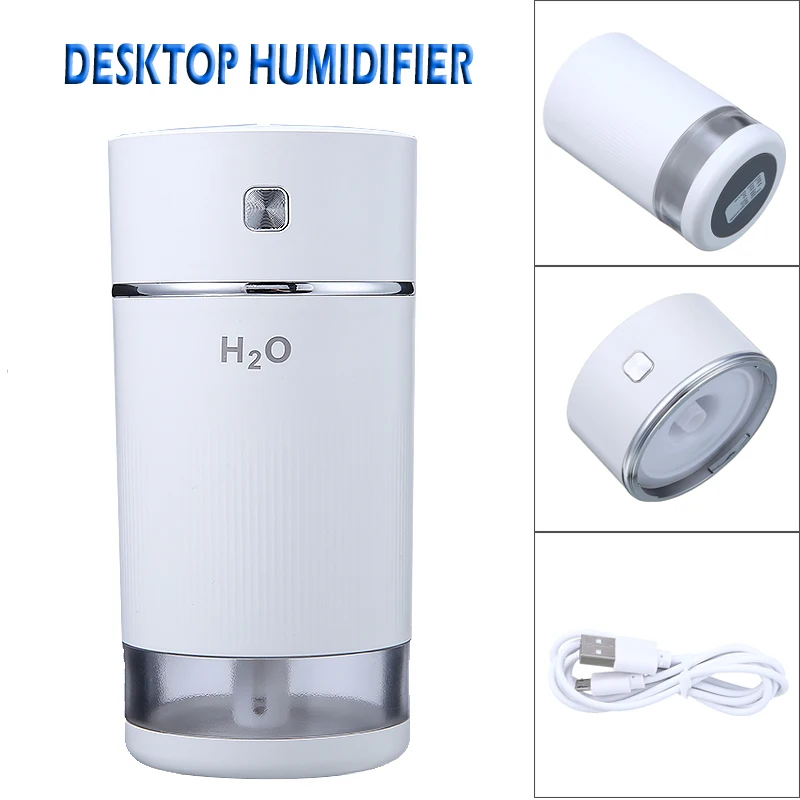 

Ultrasonic Mini Air Humidifier 240ML USB Essential Oil Diffuser Home Car Fogger Mist Maker with LED Colorful Light