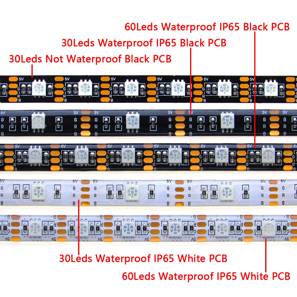 Светодиодная светильник та RGB SMD 5050 водонепроницаемая лампа для подсветки