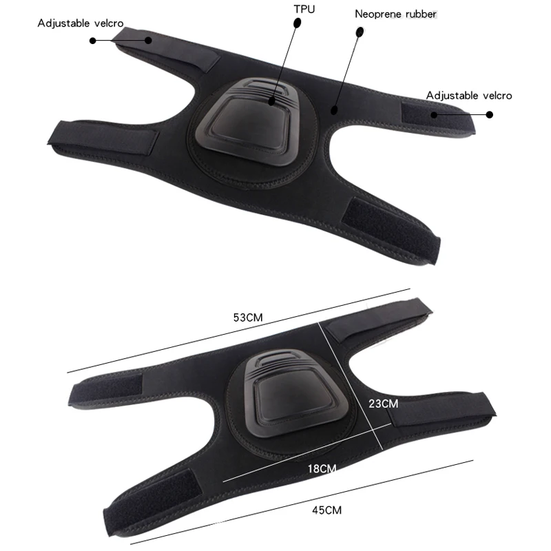 Комплект военных тактических защитных наколенников AR 15 из ТПУ аксессуары для
