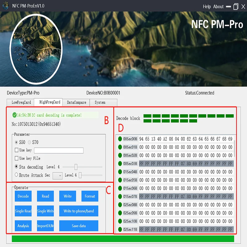 Новинка NFC Pro RFID смарт-устройство для чтения ключей с