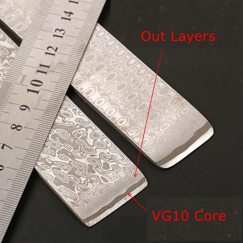 Стержень для заготовки из дамасской стали стальное лезвие полотно кованая