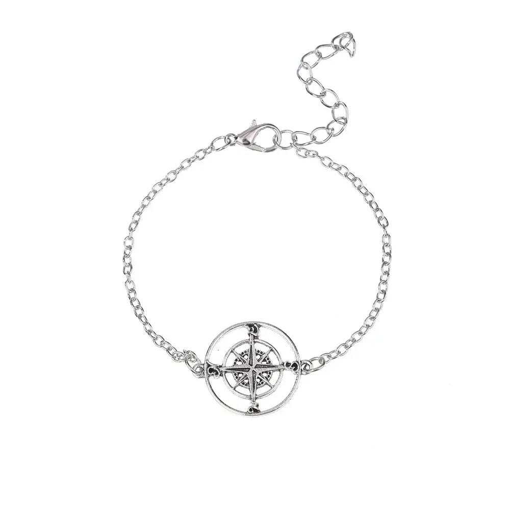 6 шт./компл. винтажные браслеты в богемном стиле серебряный корпус геометрический