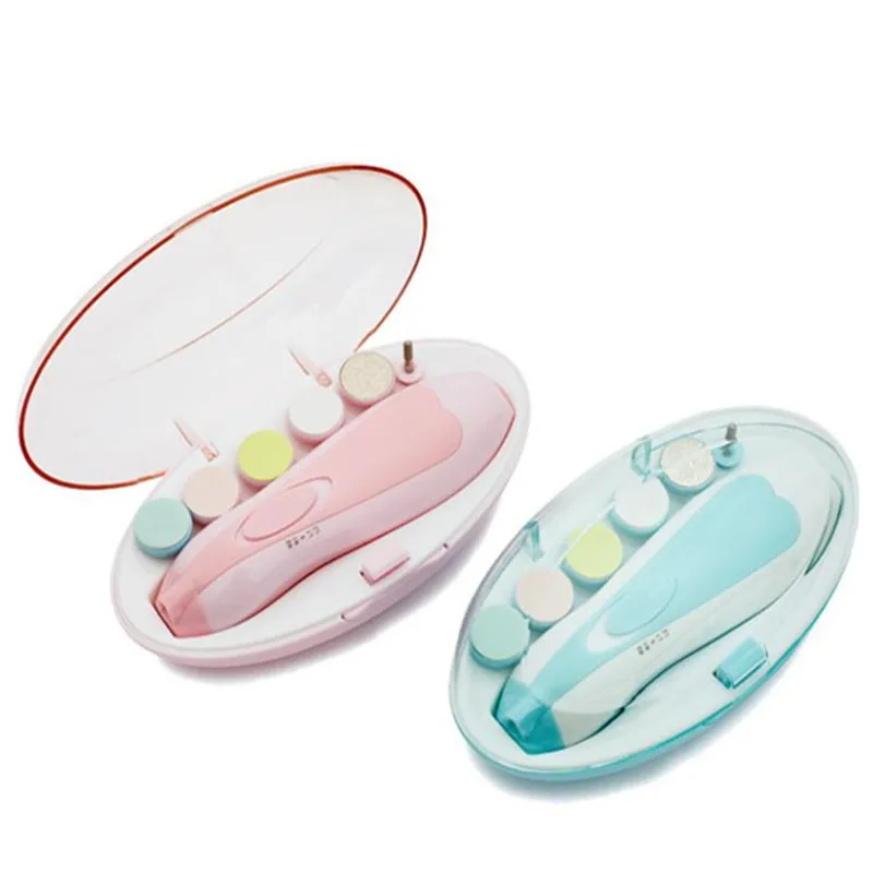 

Portable Electric Baby Nail Cutter Scissor Fingernail Manicure Care System Infant Safely Toenail Pedicure File Drill Trimmer Cut