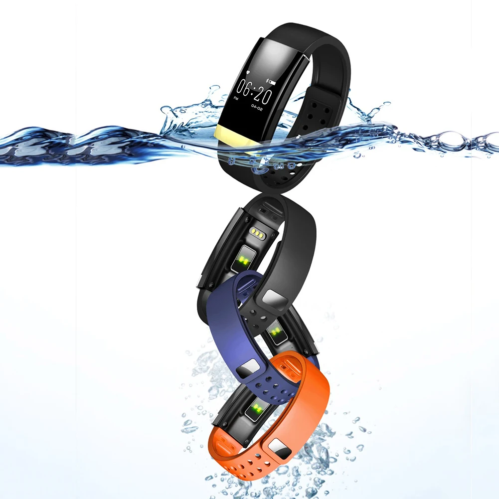 

MS01 Bluetooth OLED heart rate sleep monitor bracelet message display for IOS Android