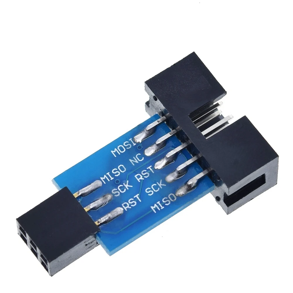 TZT 10 Pin до 6 Pin плата адаптера для AVRISP MKII USBASP STK500 высокое качество
