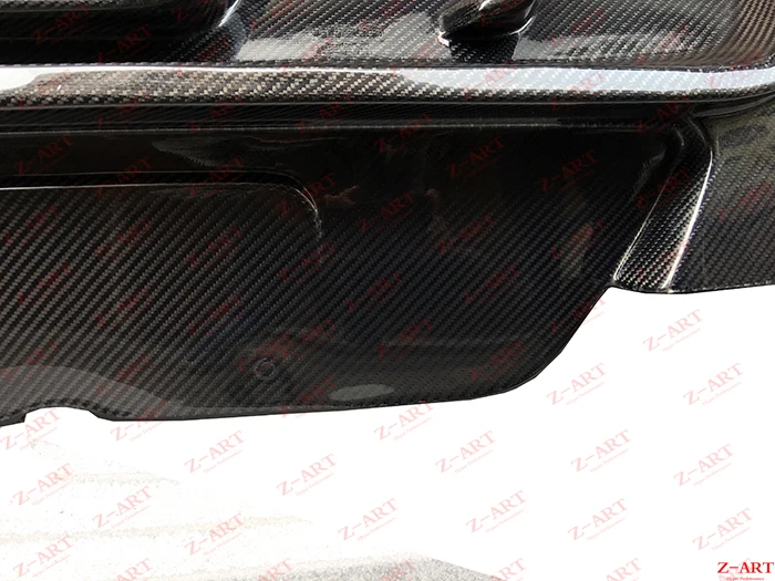 Задний диффузор из углеродного волокна 2014-2017 для Panamera Z-ART 1/970 углеродное волокно