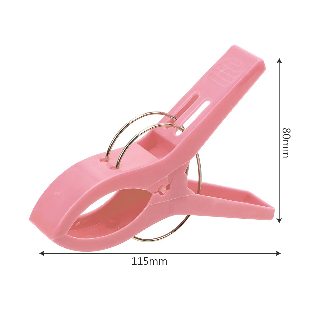 4 шт. пластиковые цветные вешалки для одежды пляжные полотенца зажим белья сушки