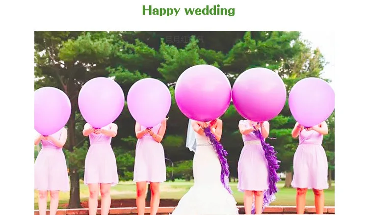 1pcs 36 inch 2.5g colorful large latex inflatable helium balloons fly giant balloon birthday party wedding balloon Decoration