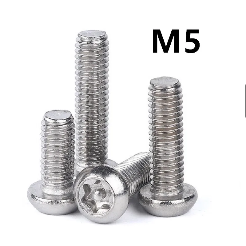 50 шт./лот M5x6/8/10/12/14/16/20/25/30/35/40 мм винты из нержавеющей стали с винтовым штифтом для