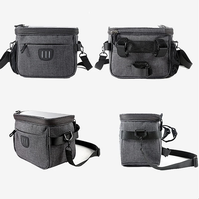 

Bicycle Handlebar Bag Water Resistant Cycling Bag Reflective Storage Bag Front Frame Pouch Saddle Bag Riding Accessories