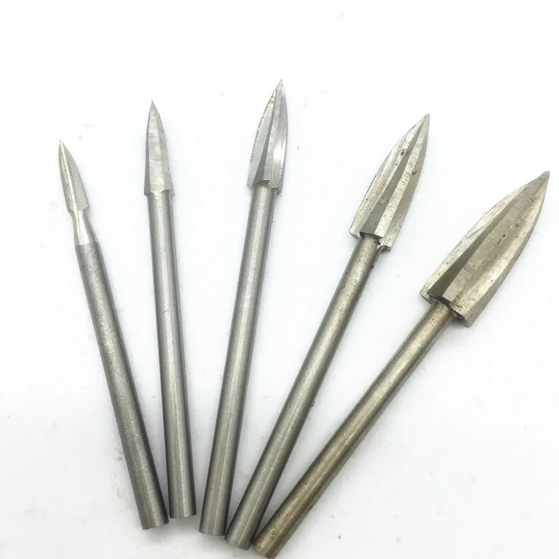 3 мм хвостовик 8 фрезы БЕЛЫЕ СТАЛЬНЫЕ острые края Деревообрабатывающие