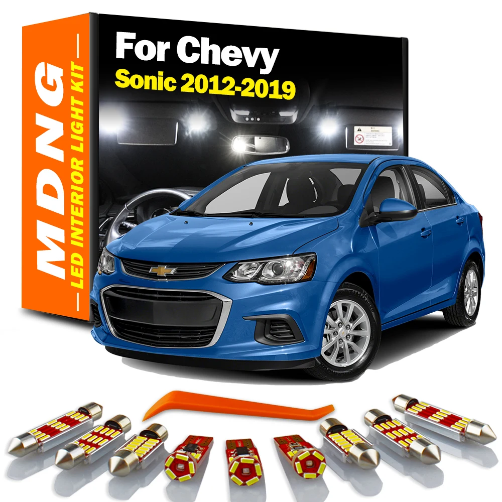 Ярсветильник комплект MDNG для Chevrolet Chevy Sonic 2012-2015 2016 2017 2018 2019 купольная лампа