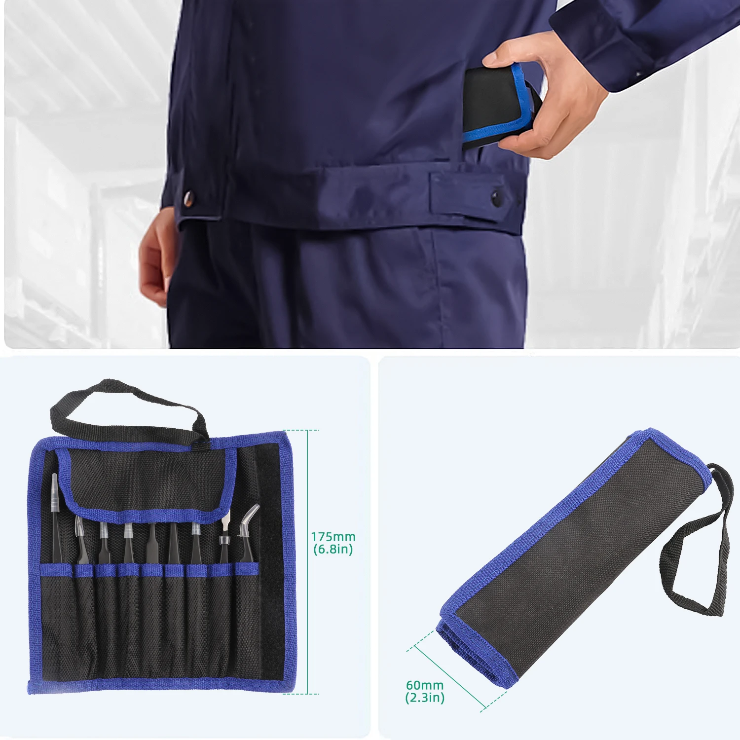 

Stainless Steel Eyelashes Tweezers Professional For Lashes Extension Anti-static Precision Eyelash Tweezer Portable Makeup Tools