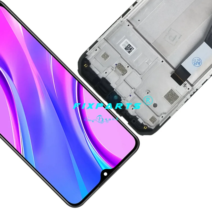 ЖК-экран для Xiaomi Redmi 9 ЖК-дисплей и сенсорный экран M2004J19AG черный 6 53 дюйма