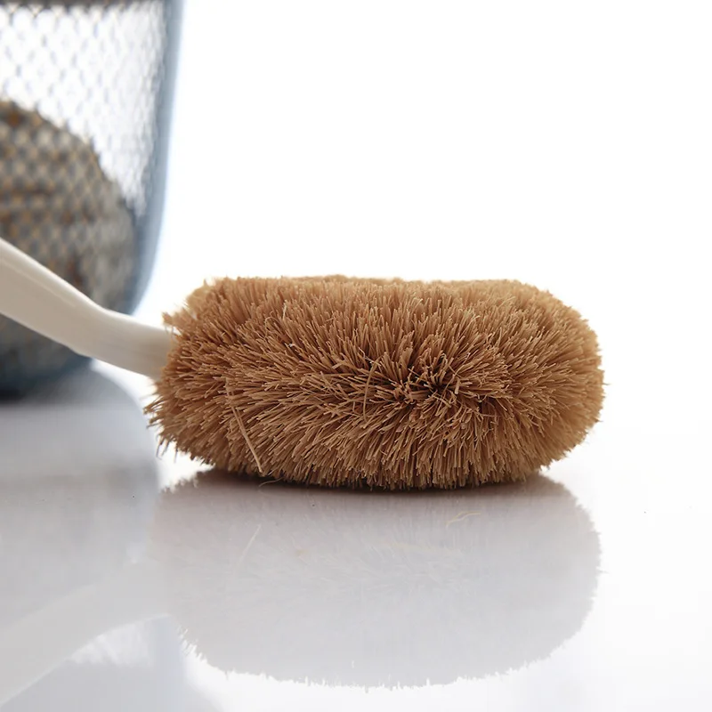 Бытовая антипригарная щетка для мытья посуды с кокосовой пальмой овощей