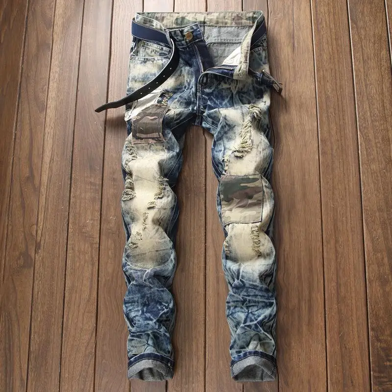 

Men's Classic Cross Pants Straight Leg Regular Fit Stylish Denim Jeans